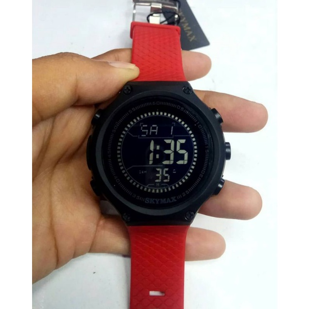 JAM TANGAN SPORT SKYMAX ORIGINAL.JAM DIJAMIN WATER PROFF.