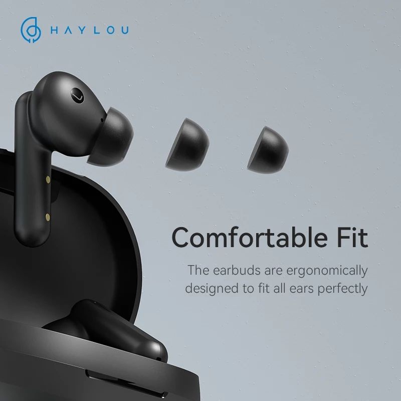 Haylou GT7 Neo TWS Earphones Bluetooth 5.2 Low Latency Gaming Mode Noise Cancellation