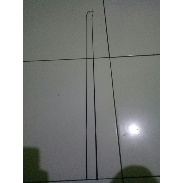 carbon solid buat ujung tegek 60cm cardet kaku