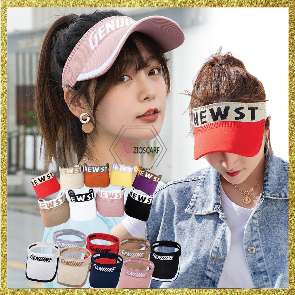 TOPI GOLF SENAM ZUMBA TENNIS SUMMER TENIS OLAHRAGA PANTAI SPORT MATAHARI ANTI UV RAJUT HAT WANITA ZM