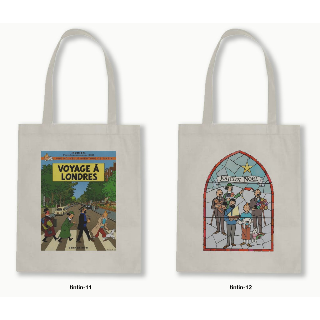 TOTE BAG RESLETING - TINTIN series.02