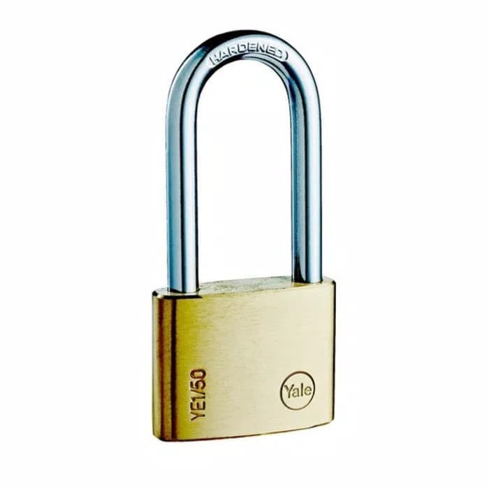 Yale YE1-50-166-1 Gembok Panjang 50mm Indoor Brass Long Padlock