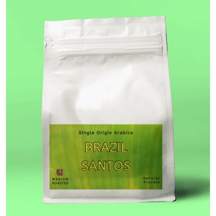 

200 gram Arabica Brazil Santos Natural - Kopi Garamdhatu