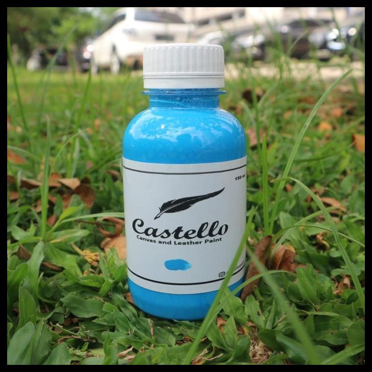 Bag Canvas - Cat Khusus Sepatu Dan Tas Bahan Kulit Dan Canvas Biru Muda Murah