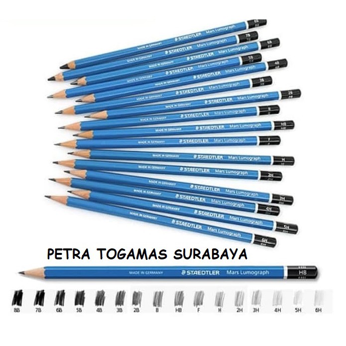 

SERI PENSIL LUMOGRAPH 100 STAEDTLER / PENSIL UJIAN