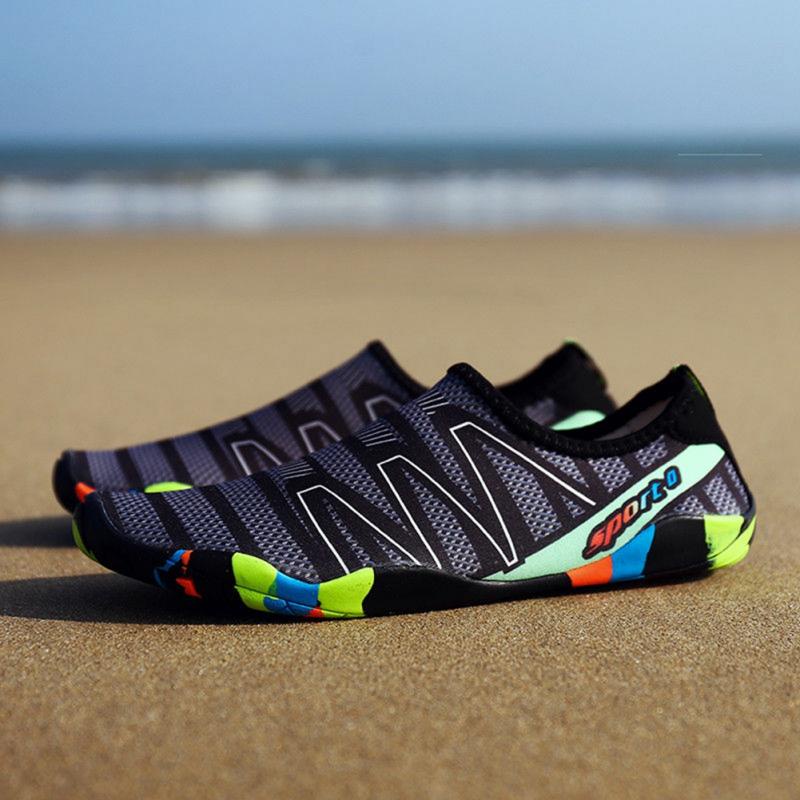 Rhodey Sepatu Pantai Peralatan Olahraga Air Size 43 - 6688 Black/Green