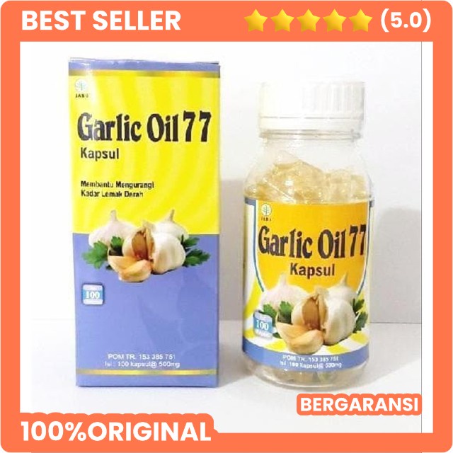 ~853# Garlic Oil 100 kapsul Mengurangi Lemak darah  anti kolestrol