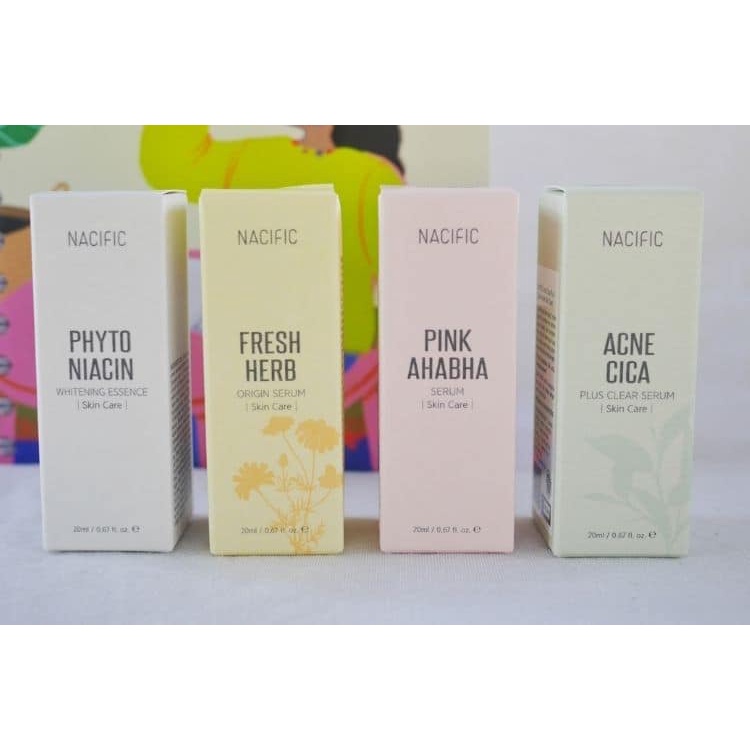 BPOM NACIFIC SERUM FRESH HERB / PHYTO NIACIN / GREEN PAIR / FRESH CICA / PINK AHABHA