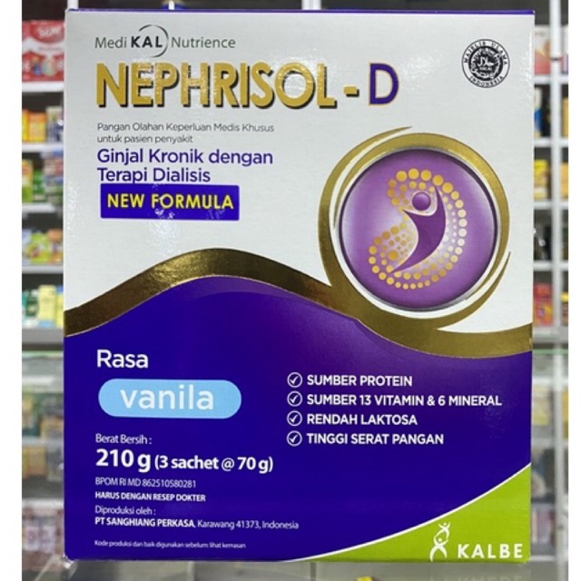 

Nephrisol D Vanila/Cappucino 210gr