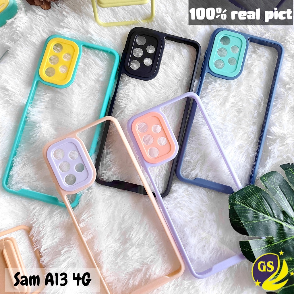 SAMSUNG A04S 2022 A03 / M03 A03S / M03S A03 CORE Case Candy Pastel Bumper Shockproof Macaron Plating Acrylic Casing