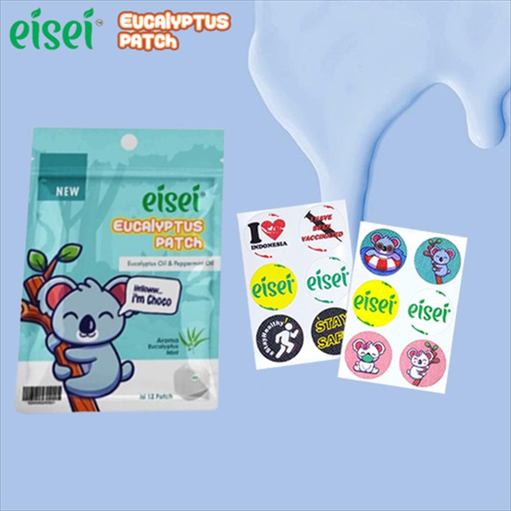 EISEI Patch Eucalyptus Aromath /Sticker Aroma/Sticker Masker Eisei