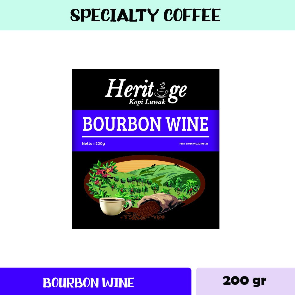 Kopi Bourbon Wine Mergosari 200 gr