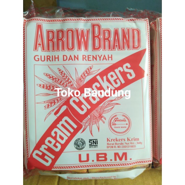 

Gabin UBM Cream Crackers Arrow Brand Asin 350gr