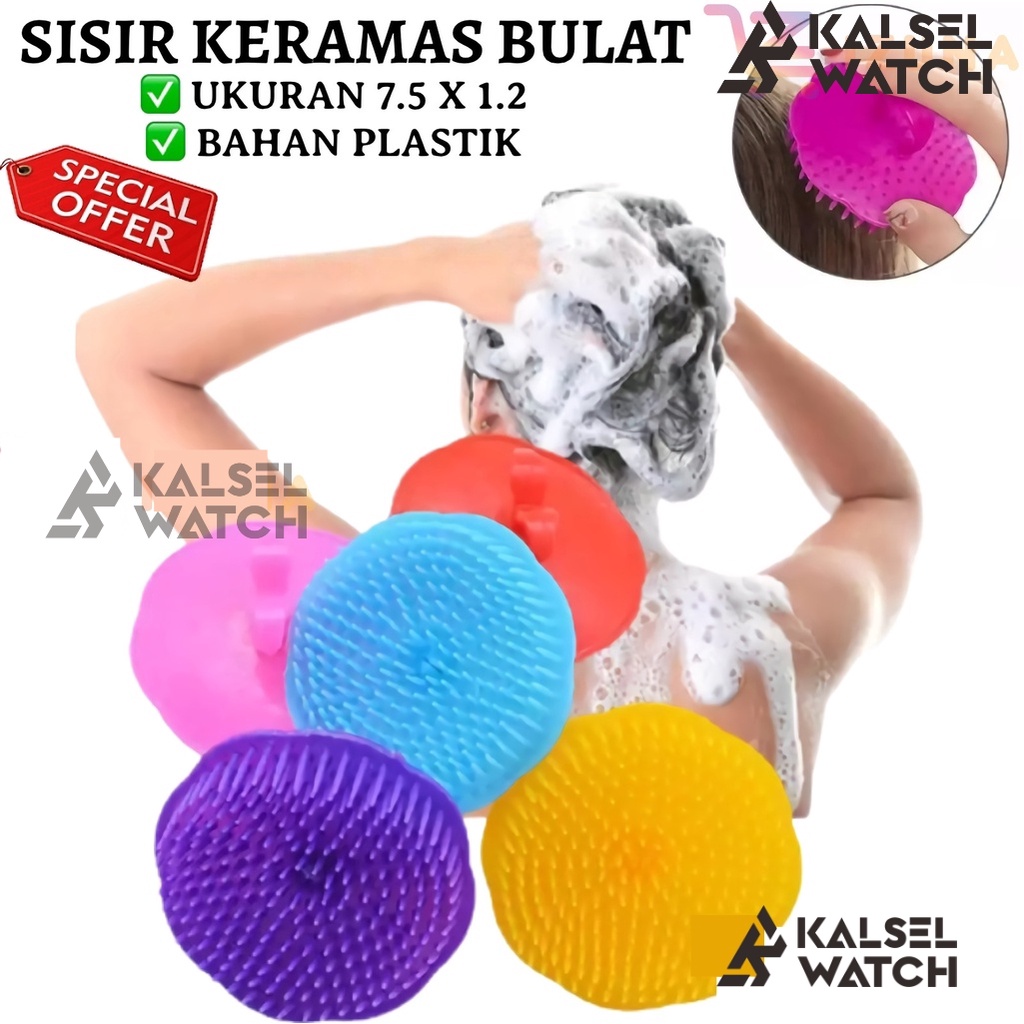 Sisir Keramas Rambut Salon Anti Ketombe Sekaligus Alat Pijat Kepala Sisir Bulet Sisir Refleksi Sisir Kramas Sikat Sisir Salon Perawatan RambutBarber Shop Ketombe Keriting Ikal Kriting Bulat ACK19