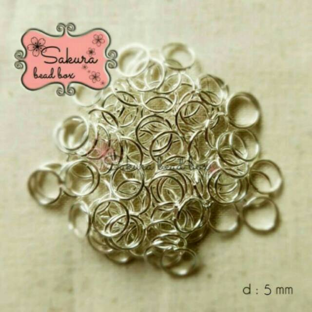 Pack Ring Jump Ring Bahan Aksesoris Gelang / Kalung