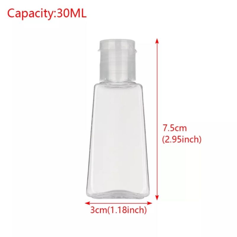 BOTOL KOSONG POCKETBAC HAND SANITIZER GEL  29 ml - 35 ml