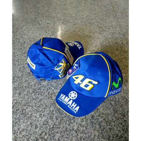 Topi Moto GP Valentino Rossi Yamaha M1 Full Biru