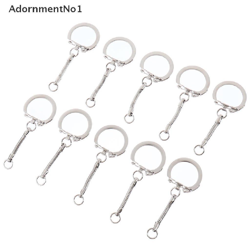 (AdornmentNo1) 10pcs Gantungan Kunci Rantai Ular Bahan Metal Untuk Membuat Perhiasan DIY