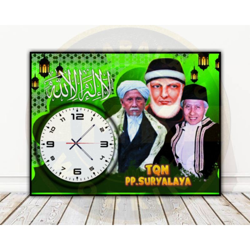 JAM DINDING TQN SURYALAYA DECORASI RUANGAN