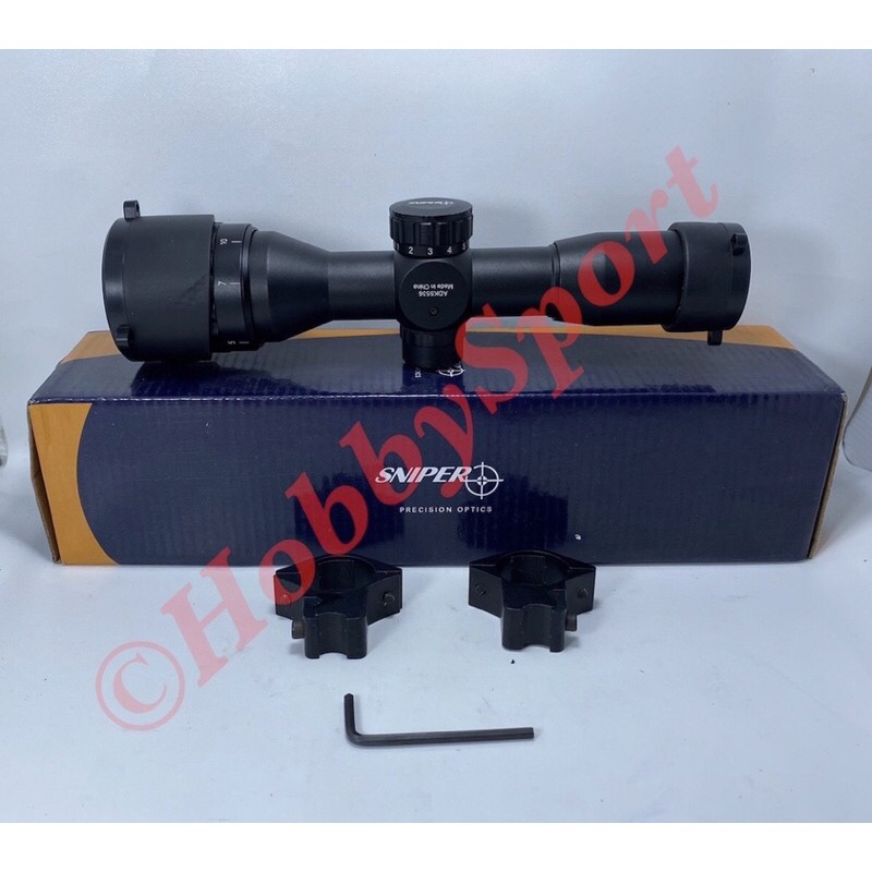 Telescope Teropong Sniper 6x32 + Lampu Zoom Teleskop Tele Scope