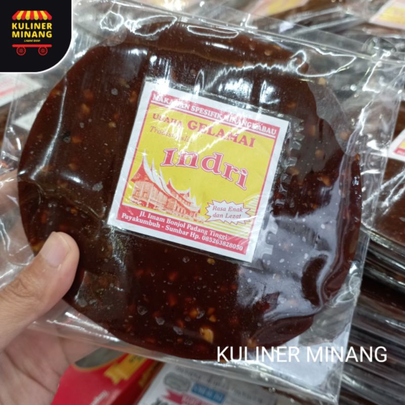 

Gelamai Kacang bulat Indri Oleh-Oleh Cemilan Makanan Khas Payakumbuh Padang Asli 250g Jajanan Snack Kuliner Minang Kabau AX00