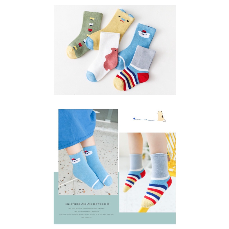 [5 PSG] 0-5 thn | KAOS KAKI BAYI BASIC ANAK IMPOR SOCKS LUCU KARAKTER KARTUN UNISEX Catalog QN QBA