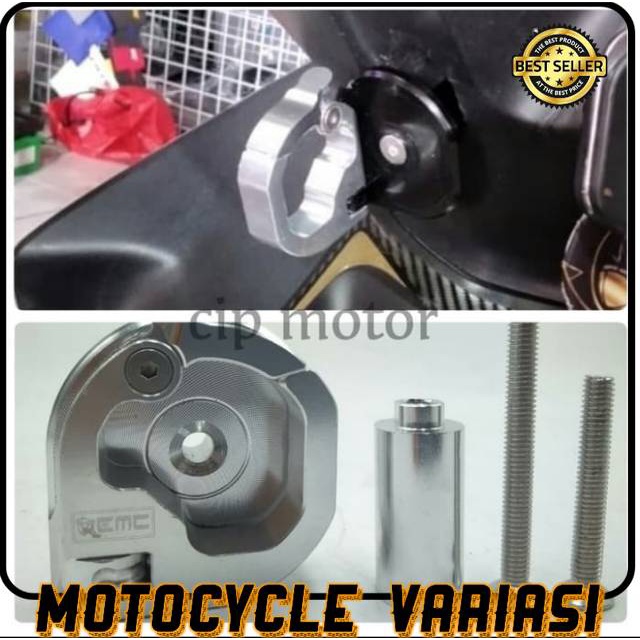 hook motor Gantungan barang / cantolan barang universal AEROX connected 2021-2016 full CnC