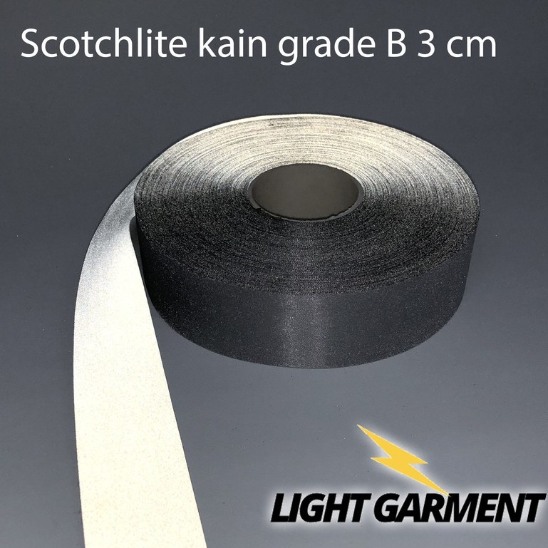 Scotchlite skotlet scotlight pita pemantul cahaya kain jahit B 3 cm per roll