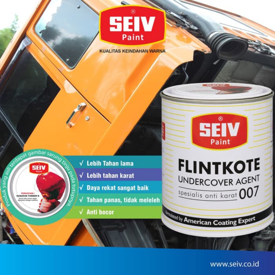 CAT ANTI KARAT DAN ANTI BOCOR FLINKOTE SEIV PAINT / SEIVPAINT