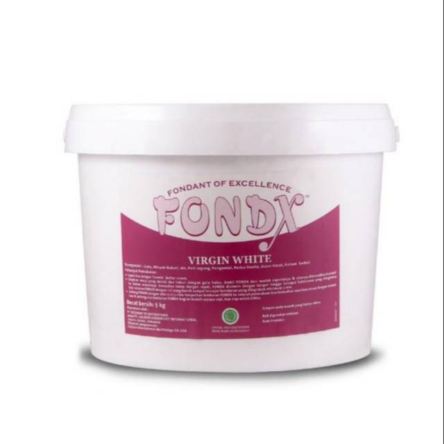 

Fondant FONDX (ecer per 1kg) Halal.