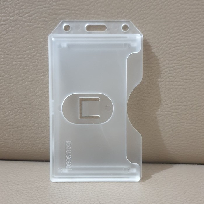 

Tempat Kartu ID - Casing IDcard id card name tag nametag - Card Holder 2 kartu depan belakang muka