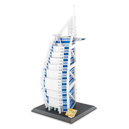 THE BURJAL ARAB HOTEL OF DUBAI 1368PCS NO LEPIN BRICKS BLOCK ARCHITECTURE EDUKASI