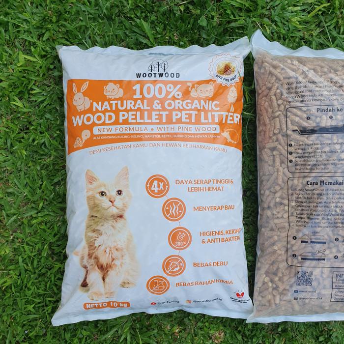 Alas Kandang | 10 Kg Wootwood Wood Pellet With Pine Wood