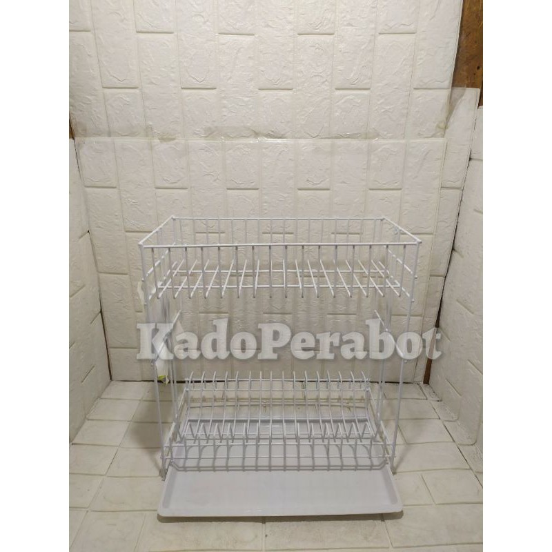 rak kawat Rose 391 tray - rak piring susun - rak piring dengan tray