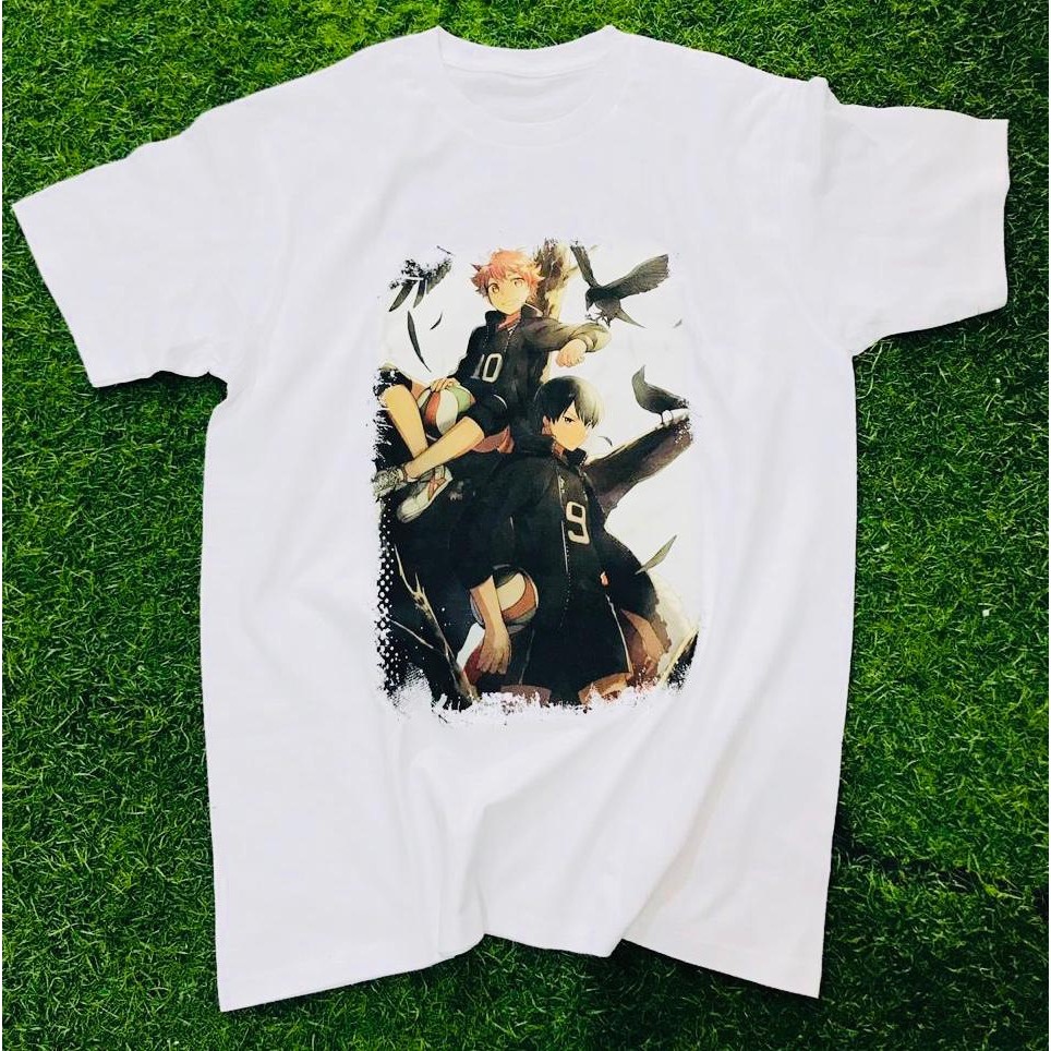 Tshirt Hinata x Kageyama Haikyu White