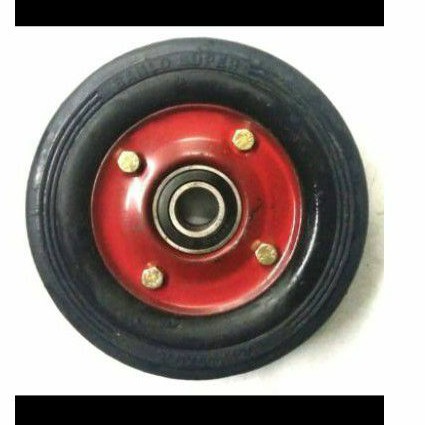 roda lori 8" roda lori karet mati 8" roda ban mati 8" roda karet 8"