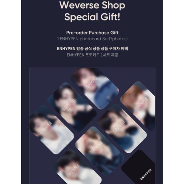 [PELUNASAN] SHARING PILLOW NECK ENHYPEN + PHOTOCARD