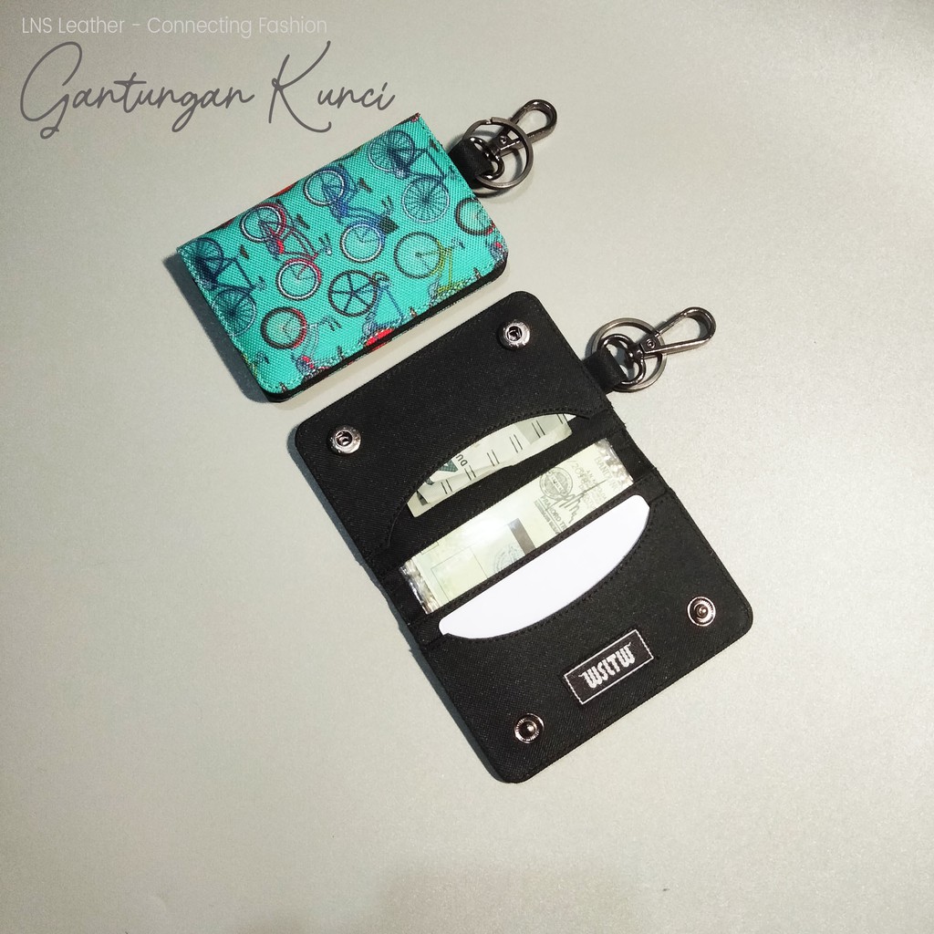 DOMPET STNK MOBIL Motor Gantungan Kunci E TOLL Motif SEPEDA