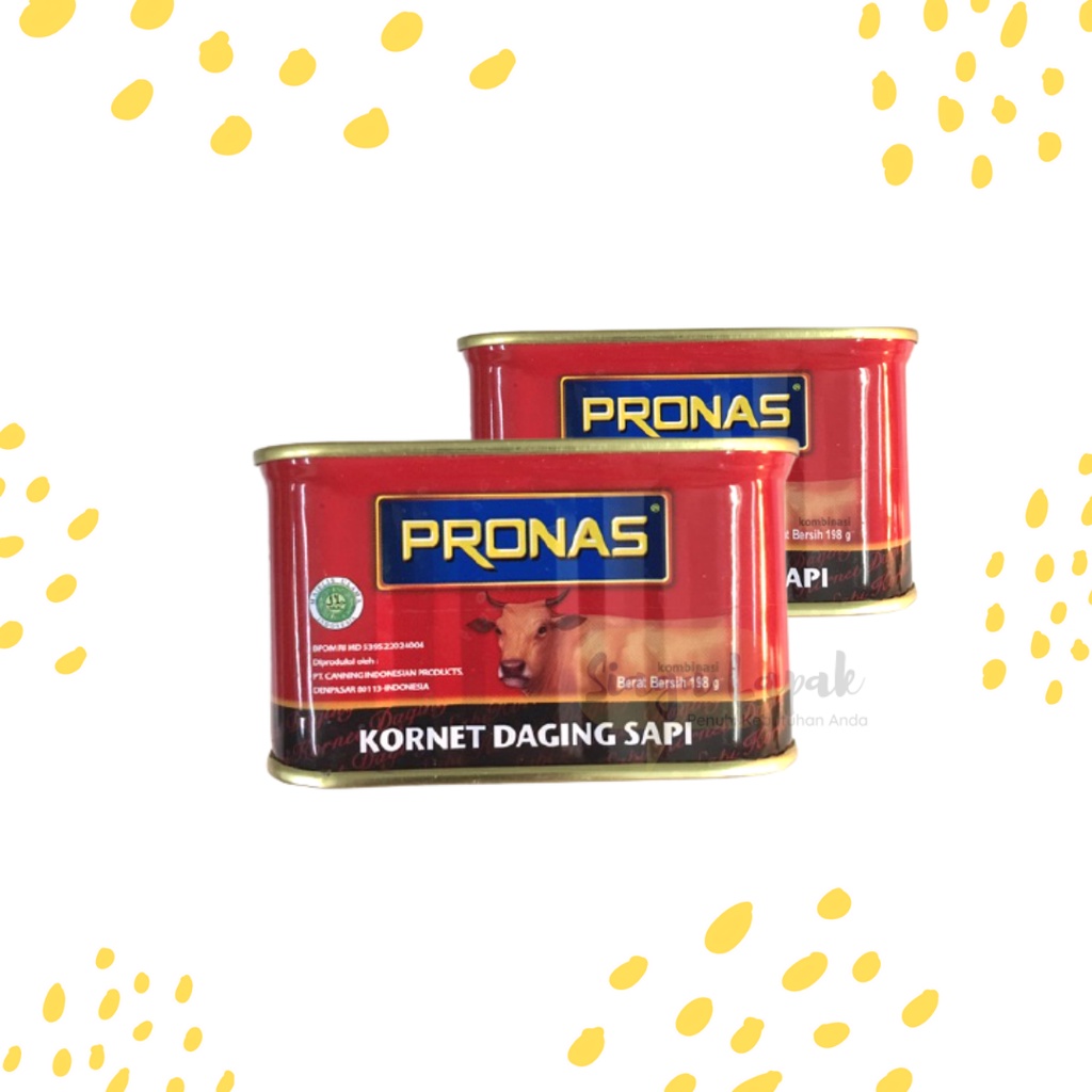 Pronas Kornet Daging Sapi 198gr (Corned Beef)