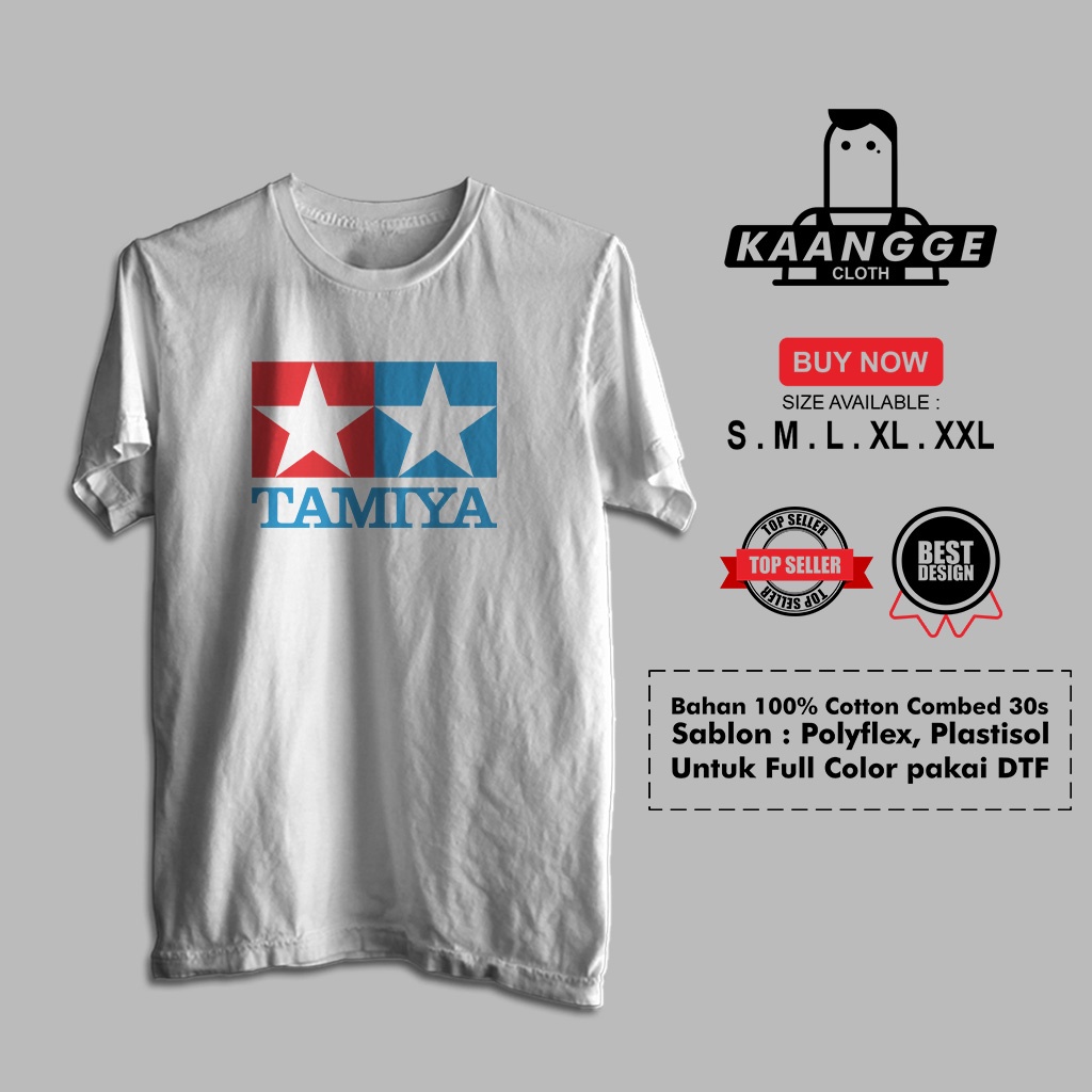 Kaos Tamiya Logo Baju Perusahaan