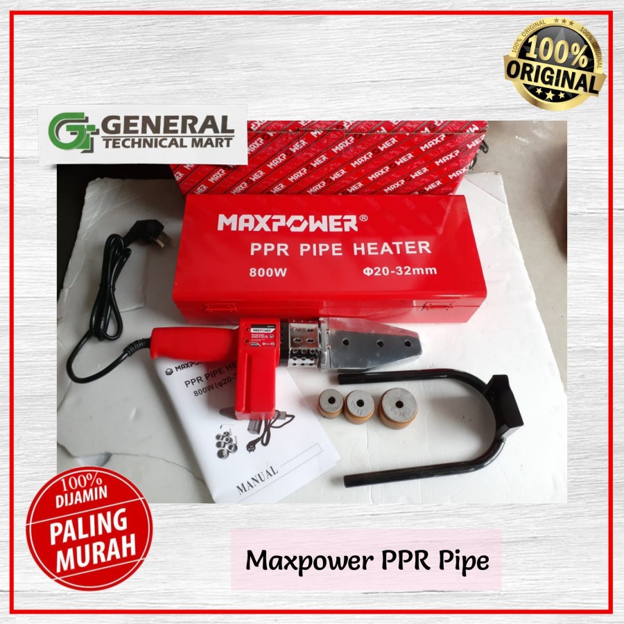 Jual Mesin Las Pipa Ppr Pemanas Pipa Ppr Pipe Heater Mm Maxpower