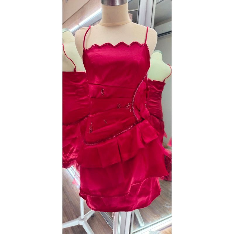 gaun pesta preloved bagus / gaun pesta second murah / gaun pesta 048