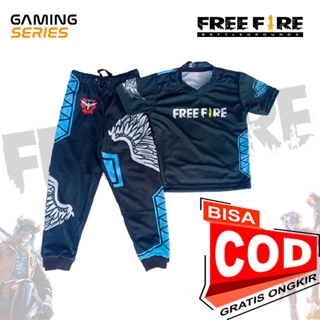 Celana Enjel FF Celana Gaming Free Fire Celana Jogger Gaming  Celana FF BNL Gaming Free Fire Pria An