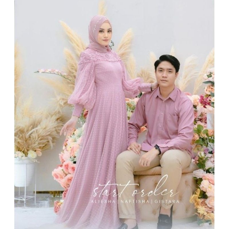 Gamis couple terbaru gamis murah