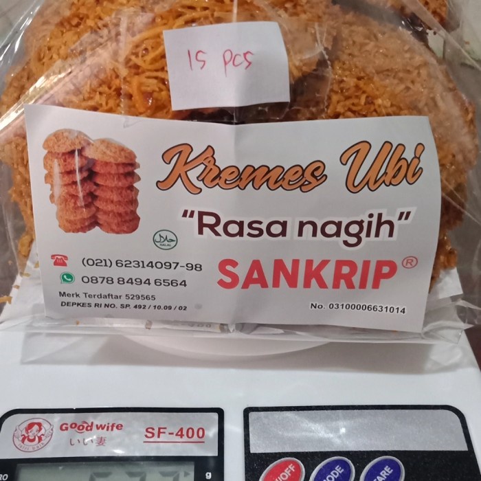 

⭐ COD ⭐ Kremes Ubi isi 15pcs (berat +-500g)
