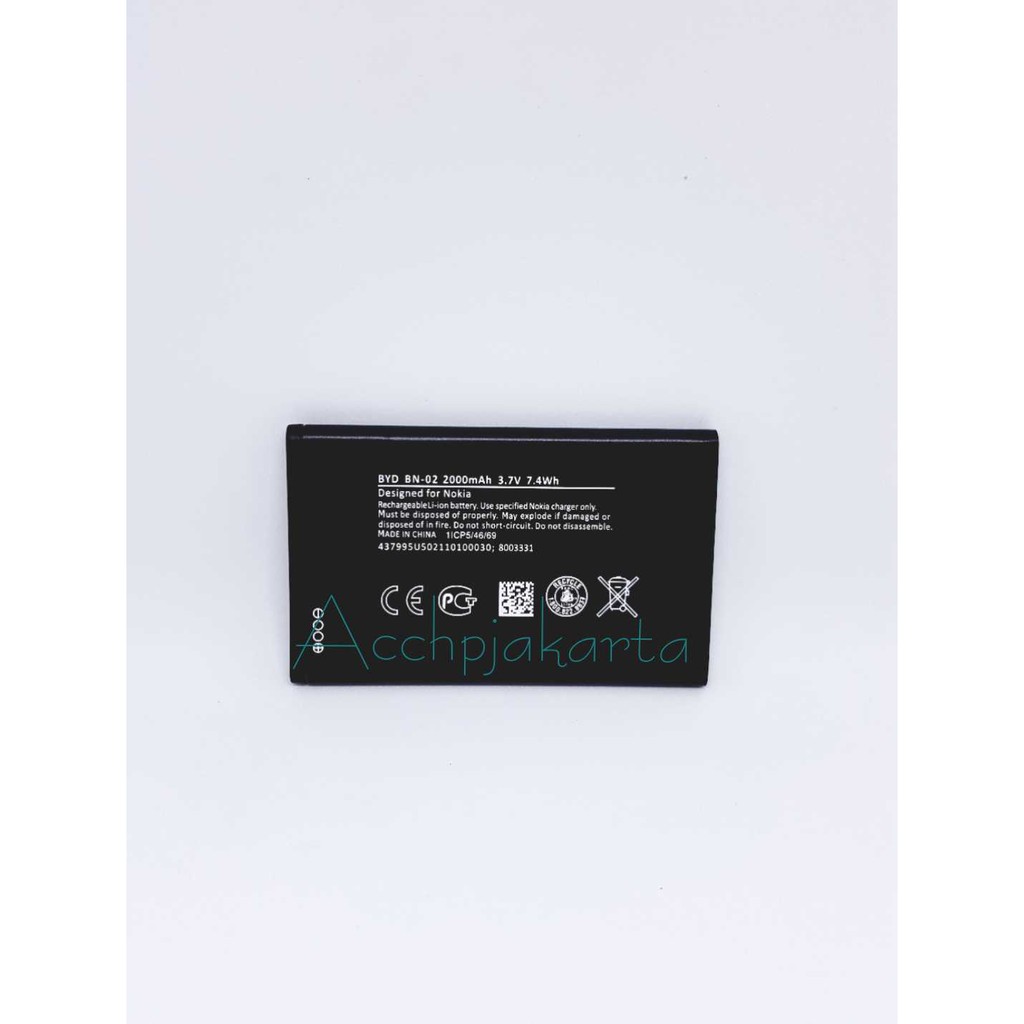 Baterai Batre Nokia XL BN-02 Original 100% - Baterai Batrei Battery Nokia XL BN-02 Ori 100%