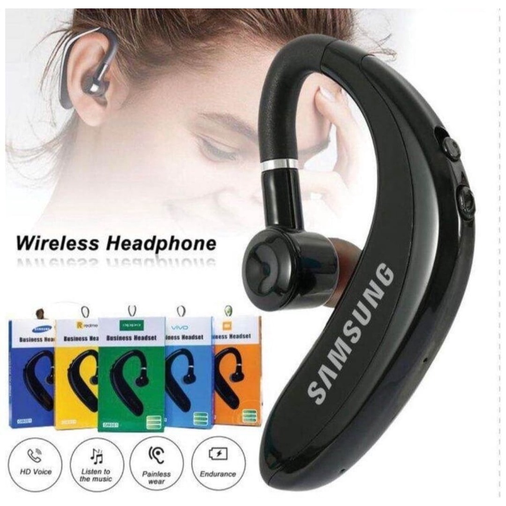 Headset-Handsfree-Earphone GM001 Single Wireless Bluetooth Super Bass VIVO GM001 Sport