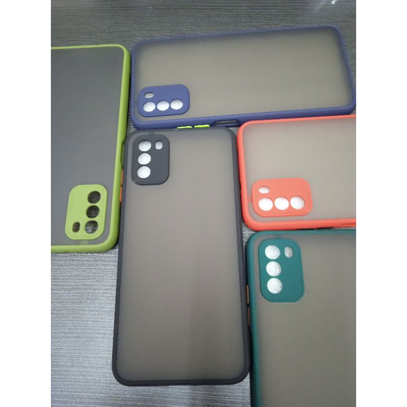 REALME ALL TYPE Hard Case Matte Colored Dove Pelindung Kamera