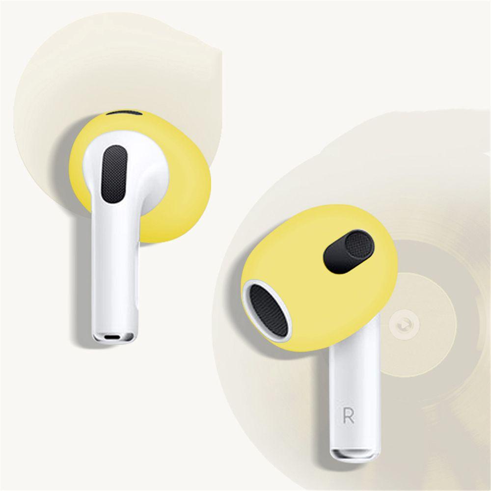 Top 2pcs/1pasang Penutup Telinga Eartips Pelindung Earphone Lembut