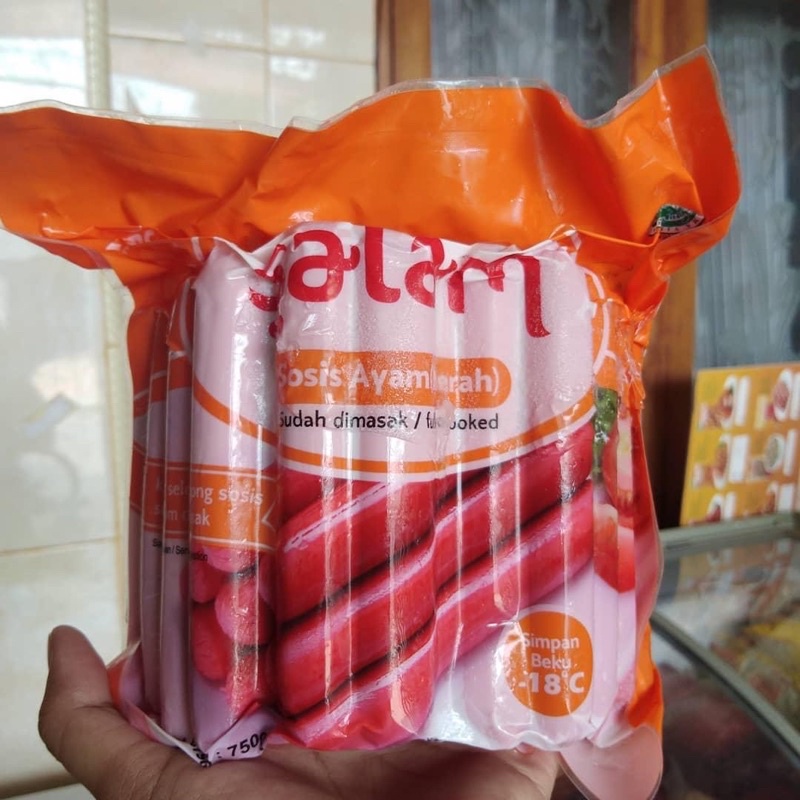 sosis salam ayam  750gr termurah dan terlaris agen sosis frozen juraganfrozen99